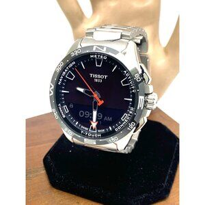 Tissot T- Touch Connect Solar Men's Watch Titanium Black 47.5mm T1214204405100
